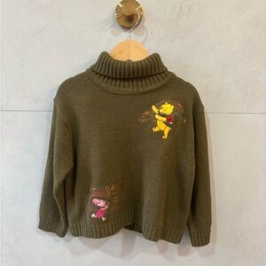 Vintage Disney Store Winnie the Pooh turtleneck sweater